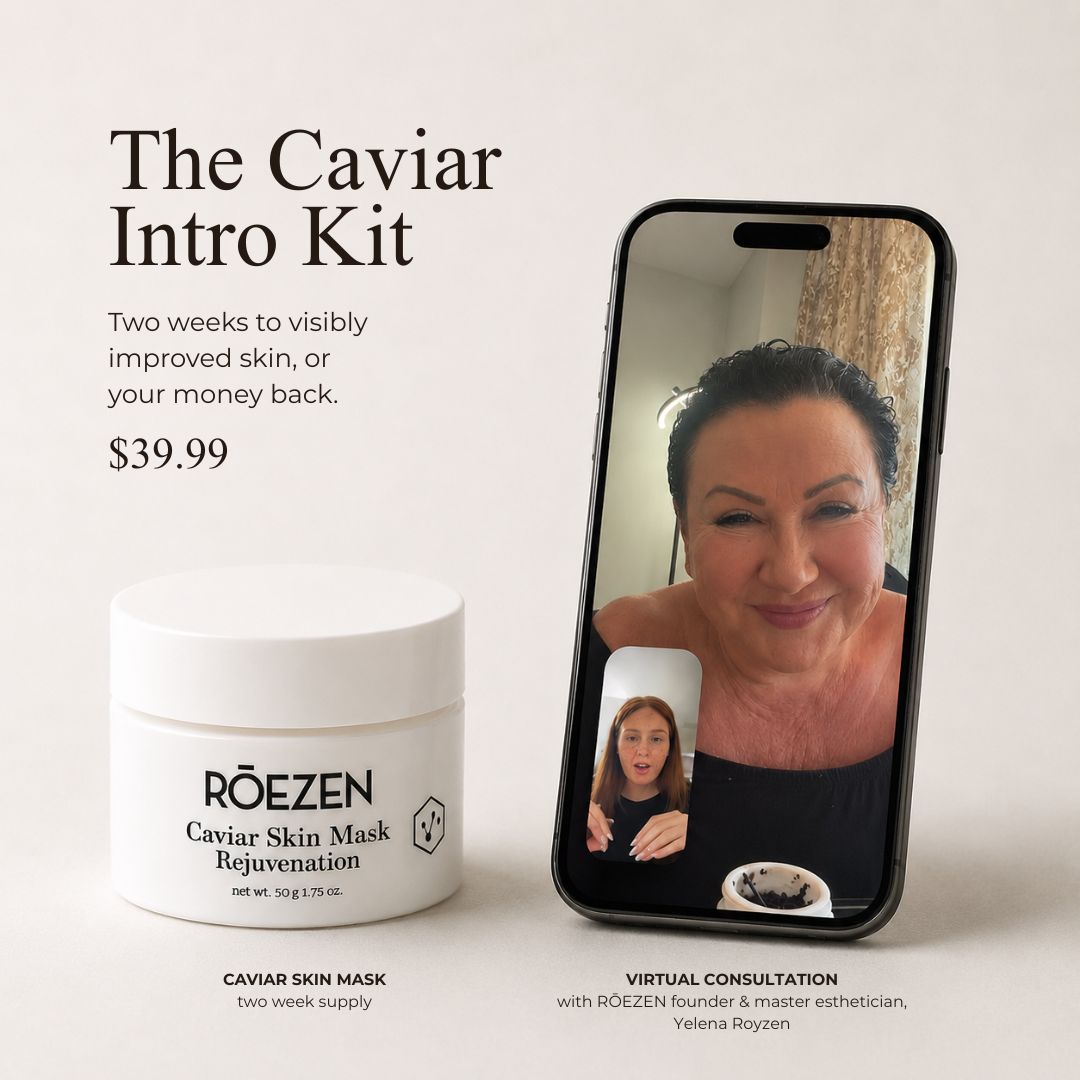 The Caviar Intro Kit: 14-Day Caviar Mask + Virtual Consultation